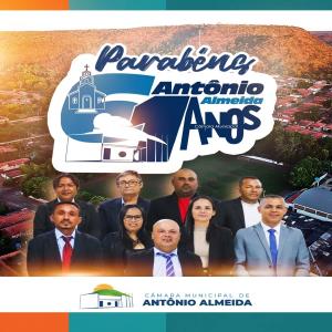 PARABÉNS A CIDADE DE ANTÔNIO ALMEIDA PELOS 61 ANOS!!!