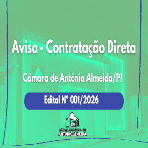 AVISO DE CONTRATAÇÃO DIRETA Nº 001/2026